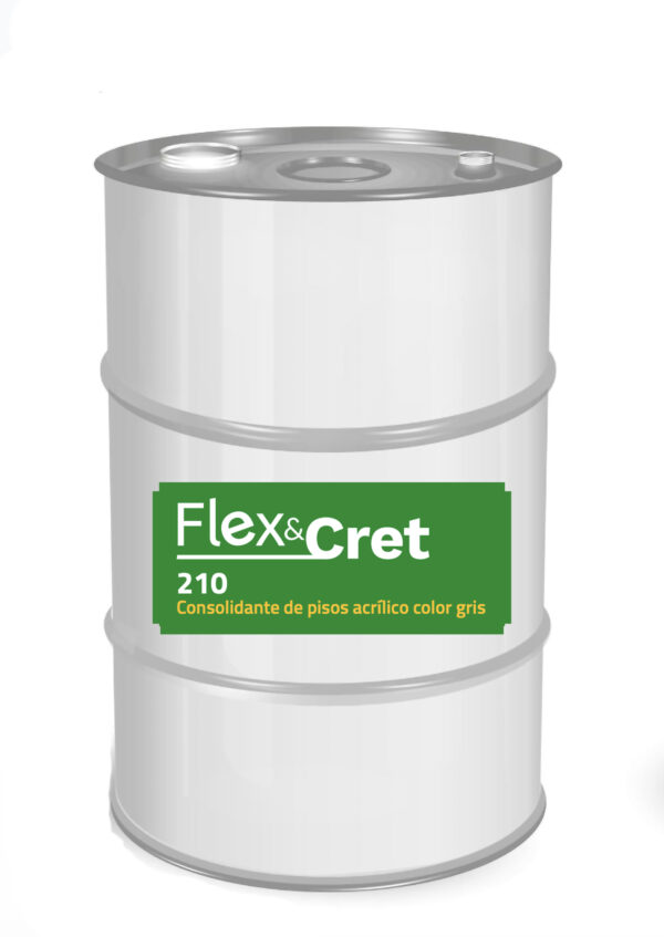 Flex Cret 210, Consolidante de Pisos Acrílico Color Gris - Imagen 2