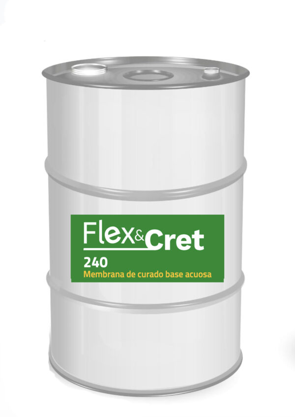 Flex Cret 240, Membrana de Curado Emulsionada Blanca - Imagen 2