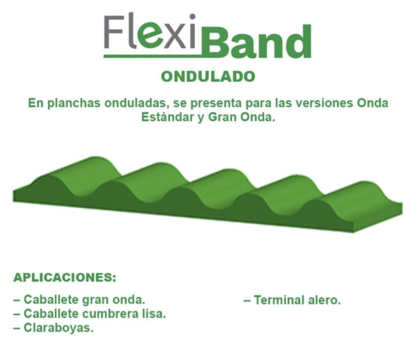 Flexiband ondulado Toledana