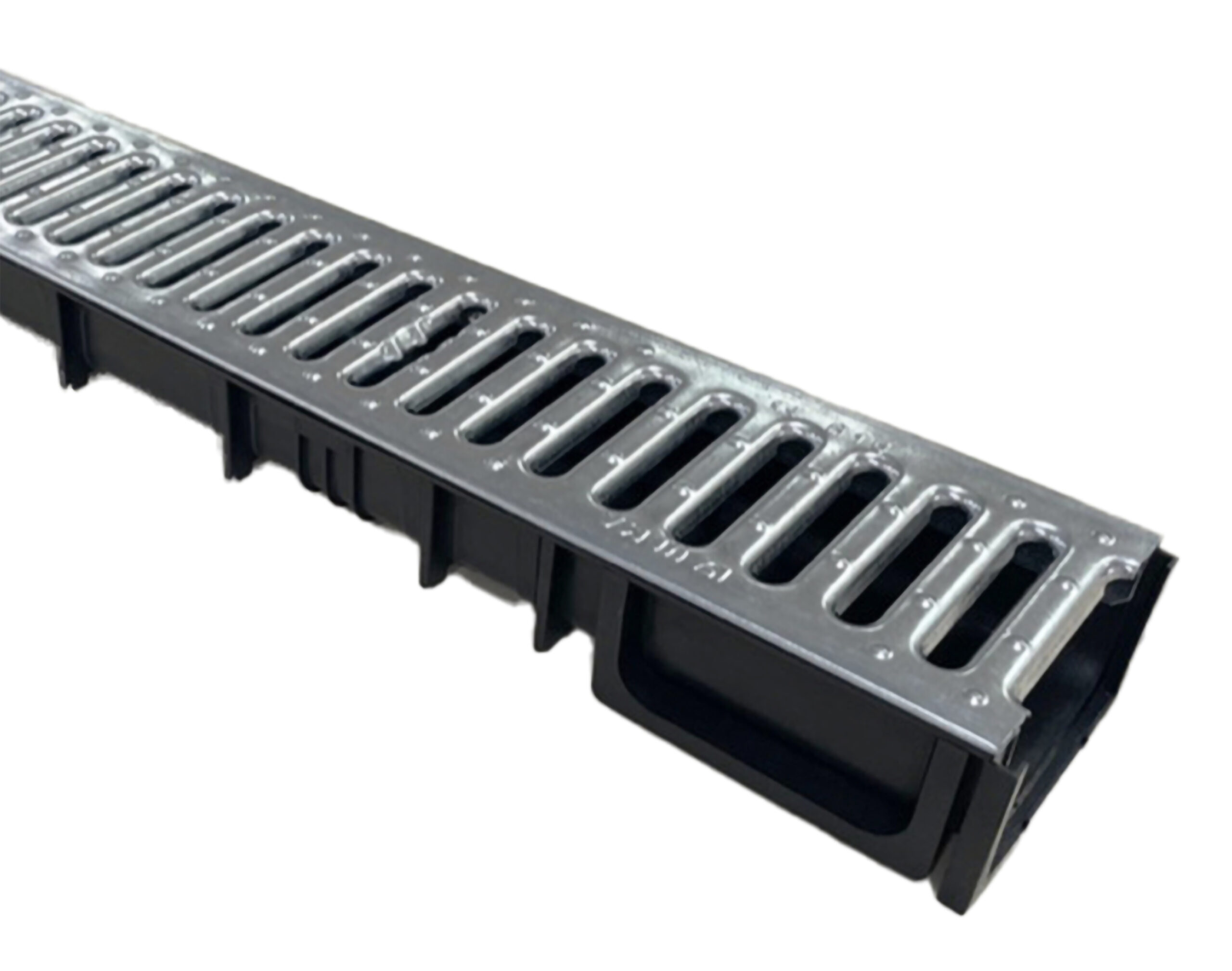 HydroKit H65 + rejilla GN100 UCA acero galvanizado 100mm, transito peatonal