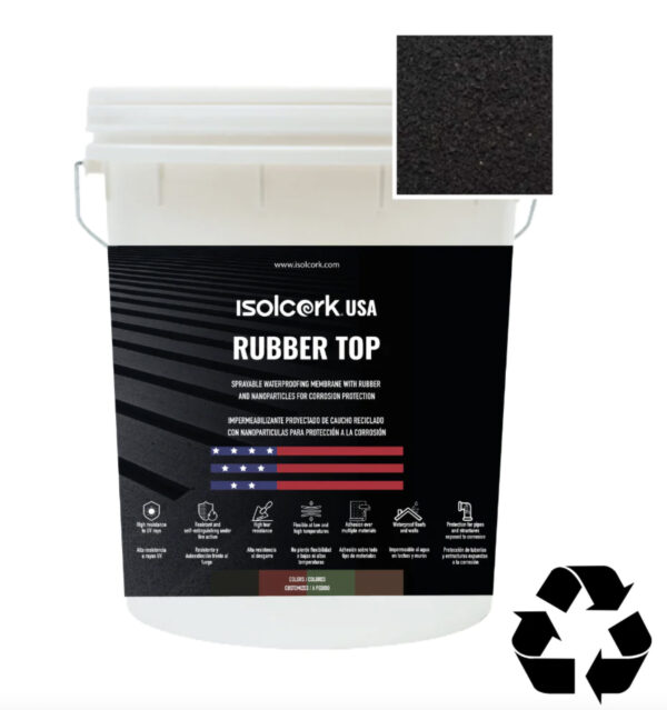 Membrana líquida de caucho Rubber Top, color gris (contactar por mas colores)