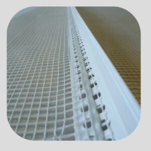 Perfil corta gotera c/malla PVC 2,5 Mt