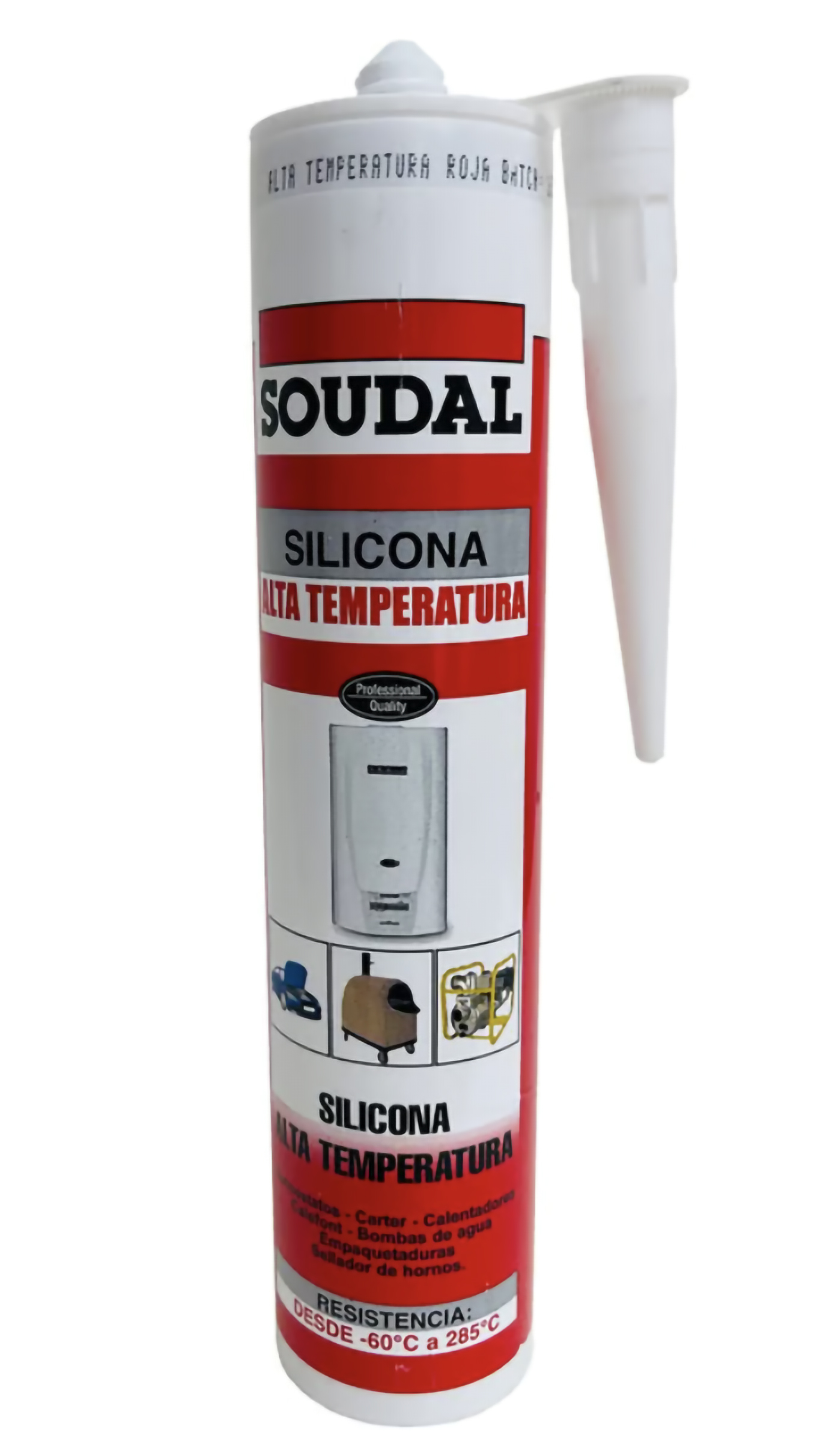 Soudal Silicona acetica de alta temperatura
