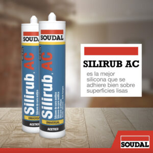 Silirub AC Transparente, Silicona Acética Transparente