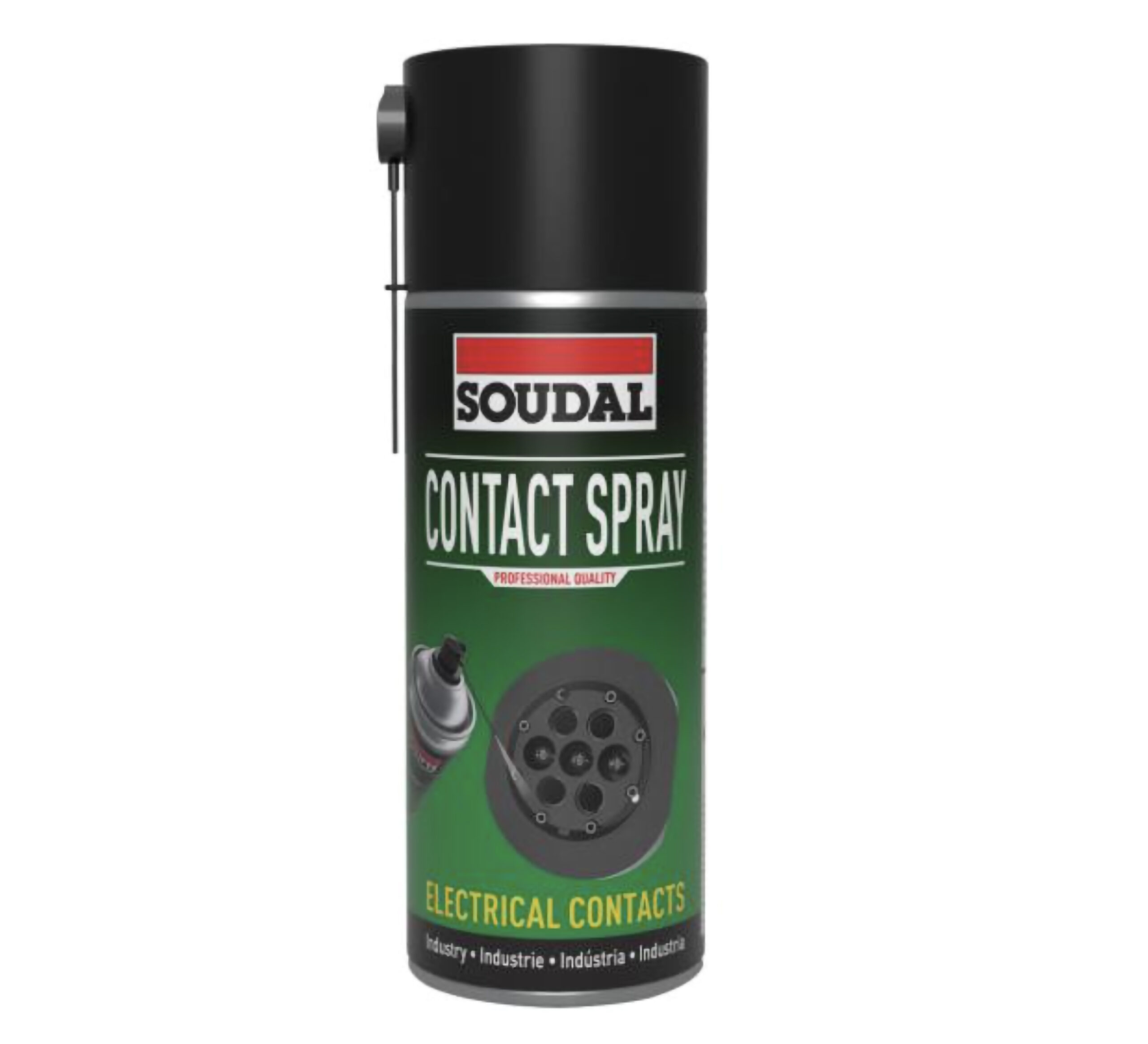 Soudal Contact Spray, Espuma limpiadora de contactos electricos