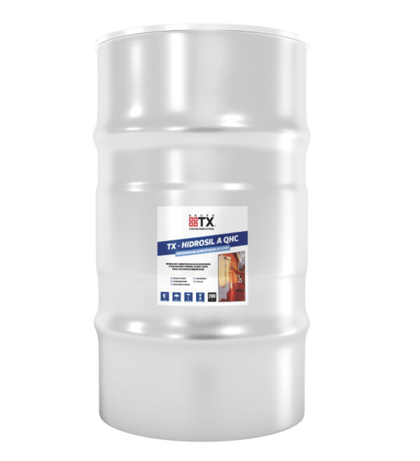 TX Hidroseal A QHC, impermeabilizante e hidrorrepelente en base a agua y siliconato de consistencia líquida, de color blanca con resultado transparente una vez aplicado - Imagen 2