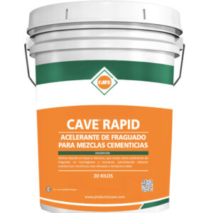 Cave Rapid, Acelerante de fraguado para mezclas cementicias