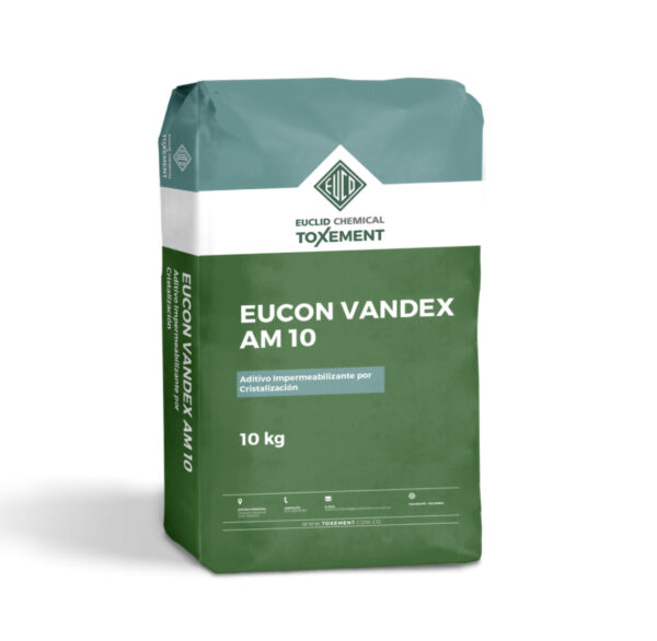 Eucon Vandex AM-10, Aditivo impermeabilizante por cristalización