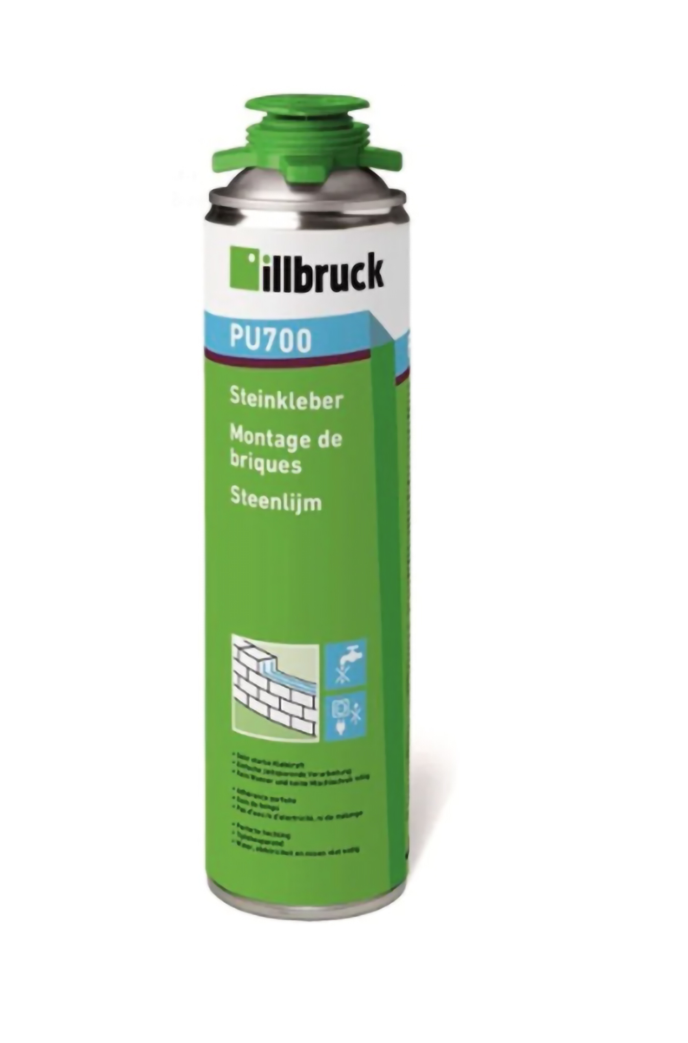 Illbruck PU 700, Adhesivo Espuma De Poliuretano, Caja 12 Unidades 750 ml c/u