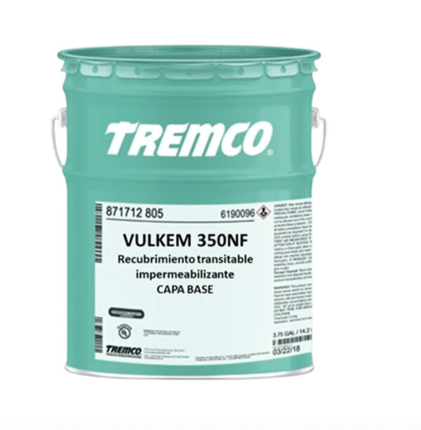 Vulkem 350 NF SL, Membrana elastomérica de poliuretano, de bajo olor y bajo VOC, para uso entre placas de concreto