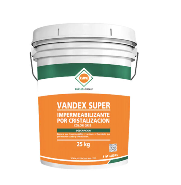 Vandex Super Grey, Impermeabilizante protector de hormigón